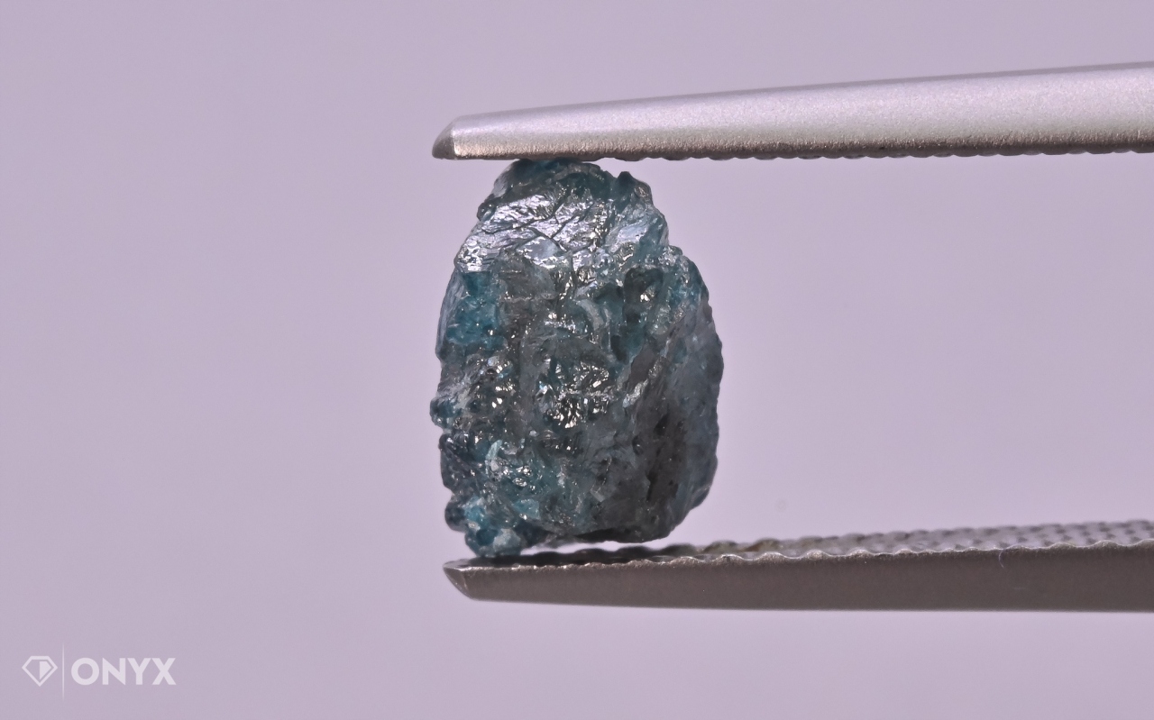 Diamant modrá hrudka 8,5 x 4,5 mm