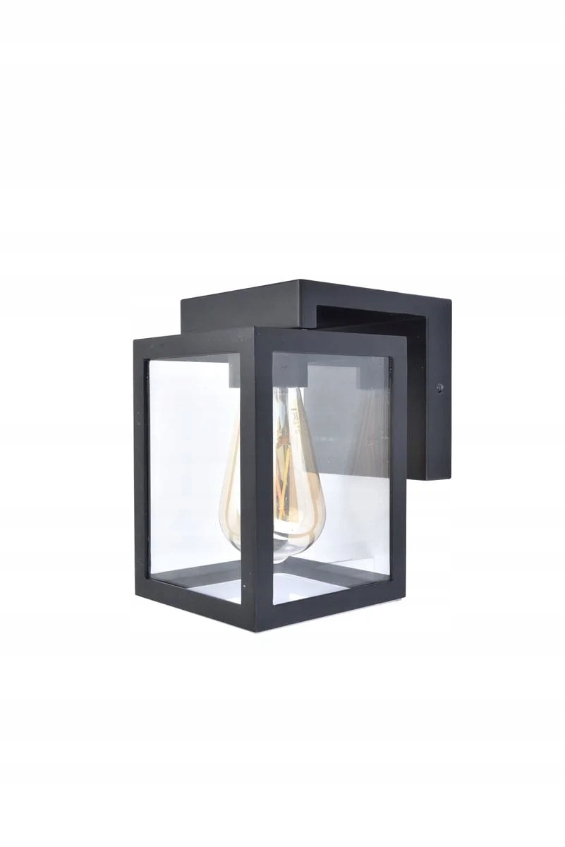 Fasádní lampa pro venkovní nástěnné svítidlo Shiva E27 IP44 černá Lutec