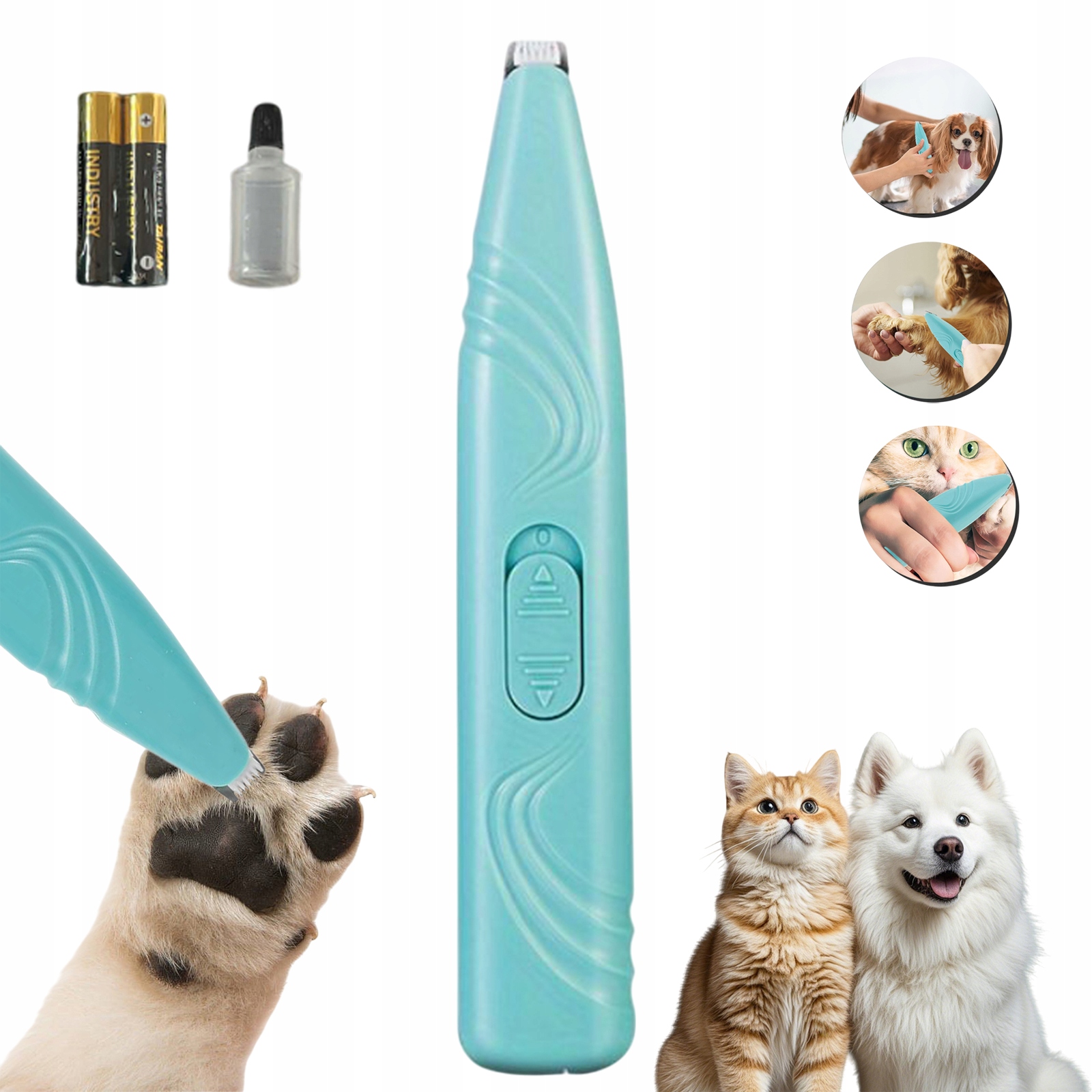 Levně Elektrický Zastřihovač Pro Psy A Kočky, Mini Zastřihovač Drápků