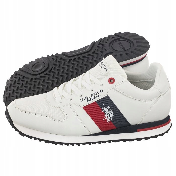 Buty Męskie Sneakersy U.s. Polo Assn. Xirio Białe