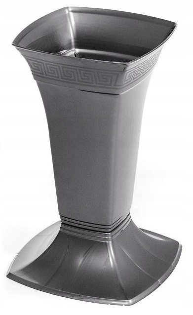 

Wazon Flakon Na Grób Cmentarz 30 CM Szary Grafit
