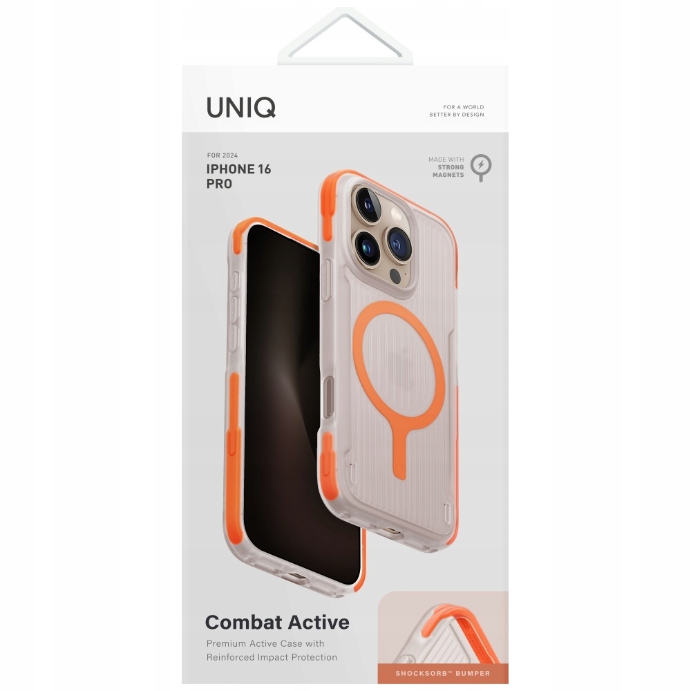Pouzdro Uniq pro iPhone 16 Pro, obal MagSafe Matný kryt kryt