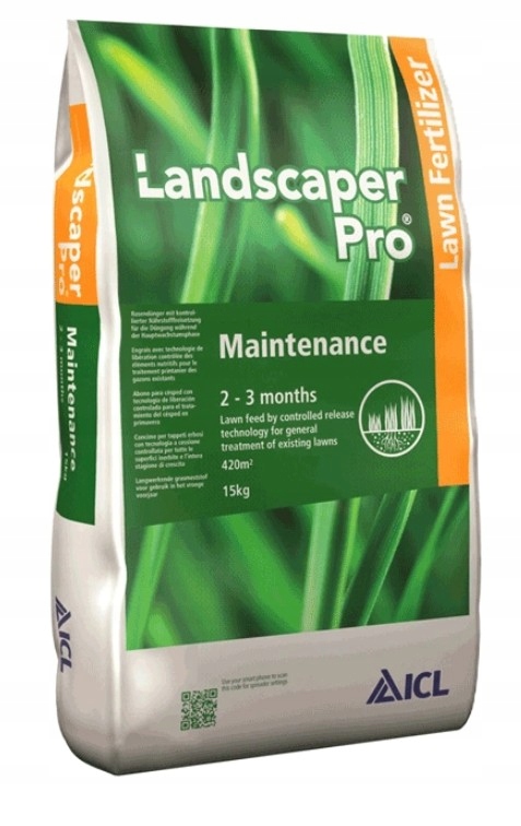 Nawóz Landscaper Pro Maintenance 25-6-12- Do trawy 15 kg 2-3 Miesiące