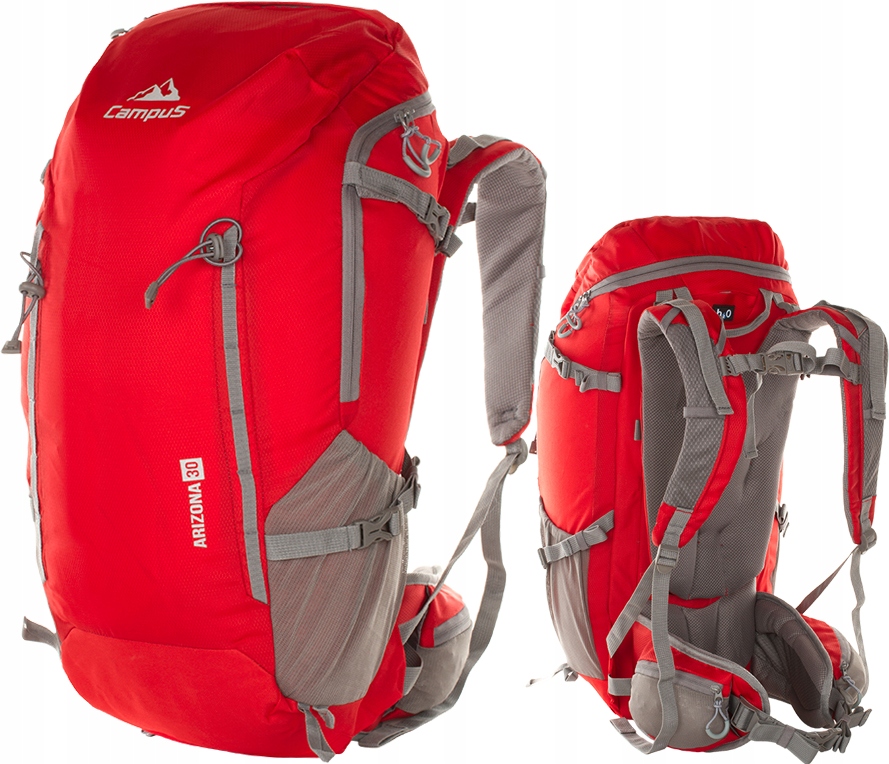Plecak turystyczny Campus Arizona 20-40 l czerwony