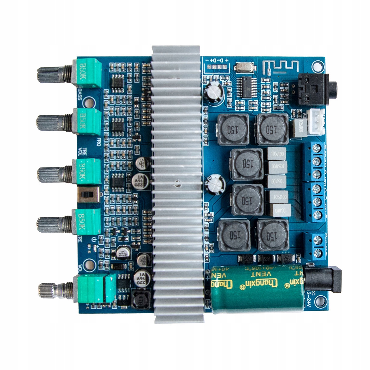 Wzmacniacz Audio Typ 2.1 2x50W + 100W TPA3116D2 Subwoofer Bluetooth