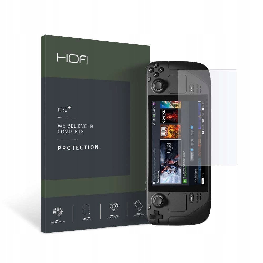 HOFI OCHRONNE SZKŁO HARTOWANE DO VALVE STEAM DECK / OLED