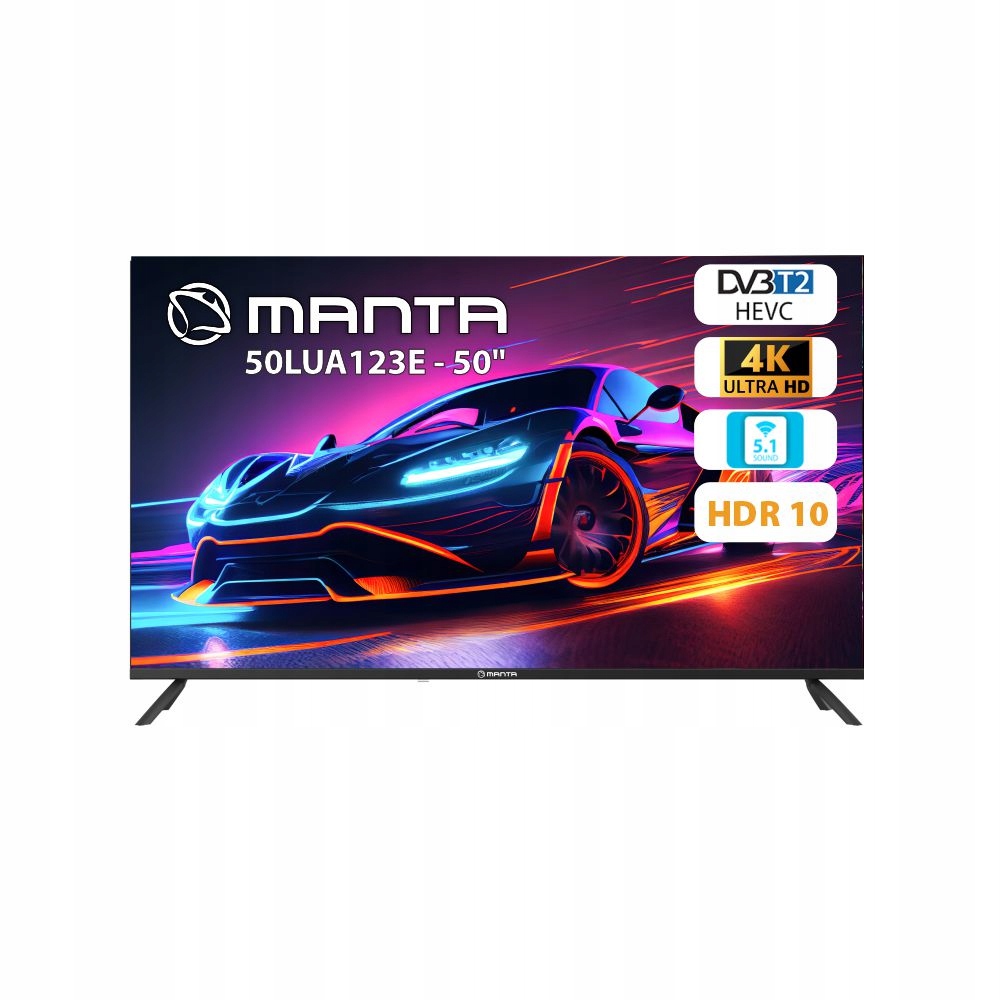 Telewizor LED Manta 50LUA123E 50" 4K UHD Android TV WiFi