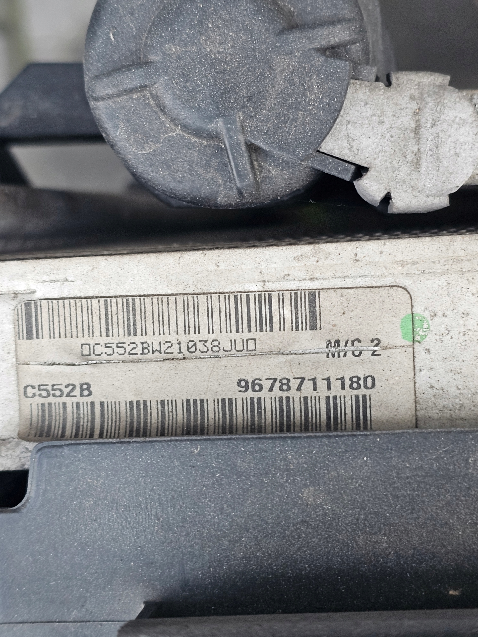 SCUDO JUMPY EXPERT III PROACE 1.5HDI KPL. chladič vody KLIMY ventilátor
