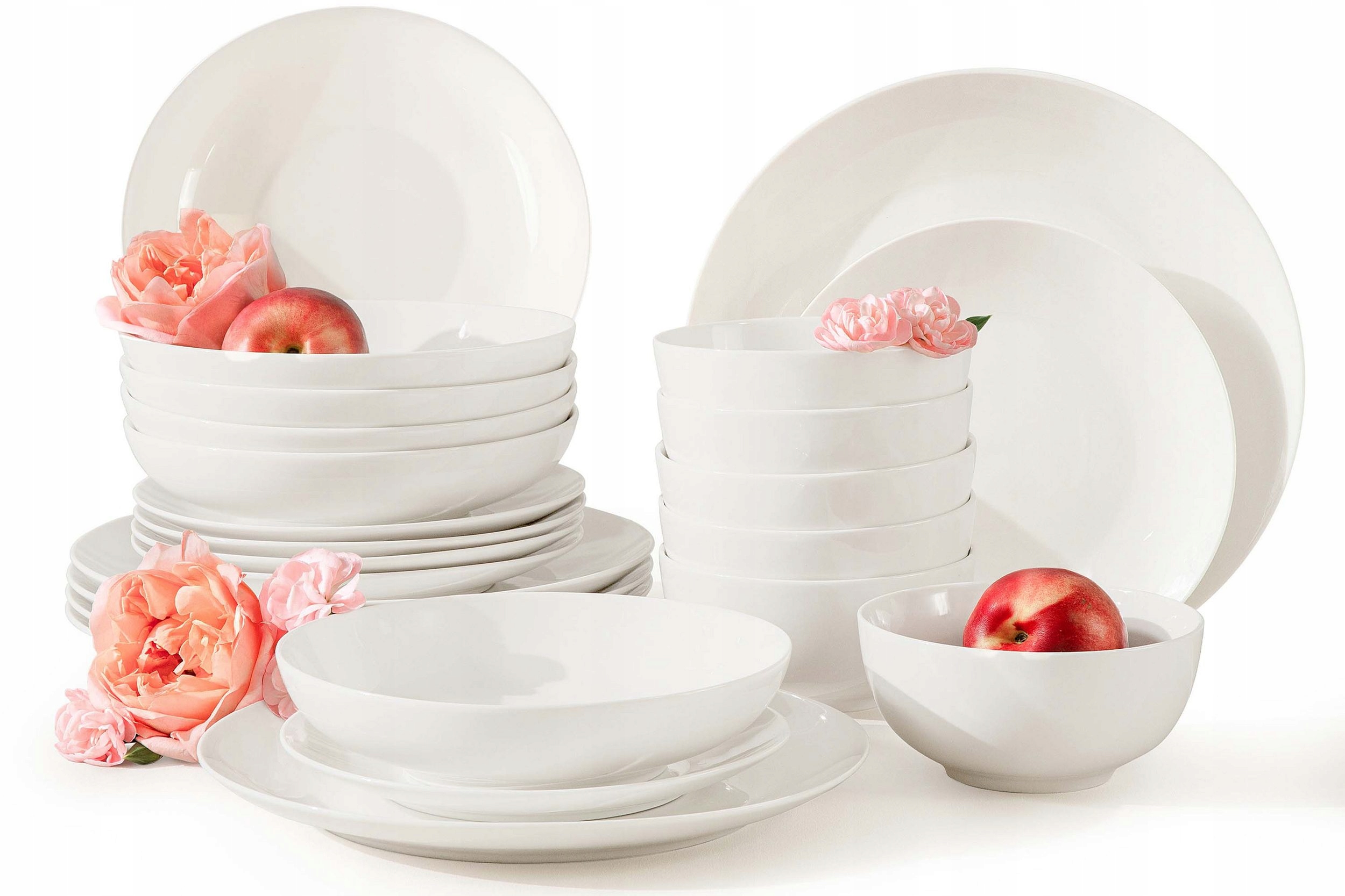 Jídelní Servis Porcelánová Sada Pro 6 Osob 24 el. Ad Bella Konsimo