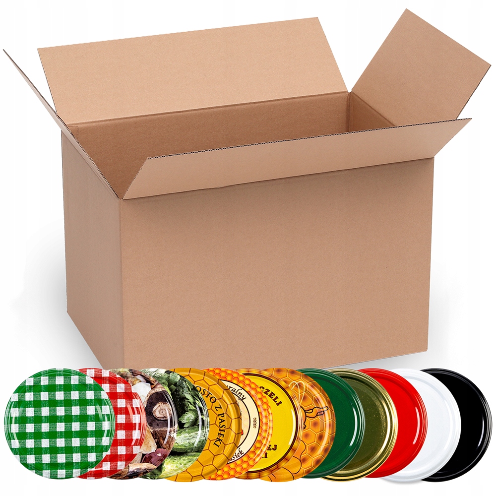 Karton 660 x uzávěry na sklenice 6 háčků, průměr 82 mm