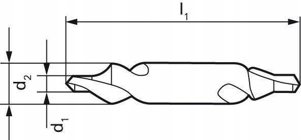 GÜHRING Nawiertak bez powierzchnizabierak.DIN333HS Zastosowanie inne