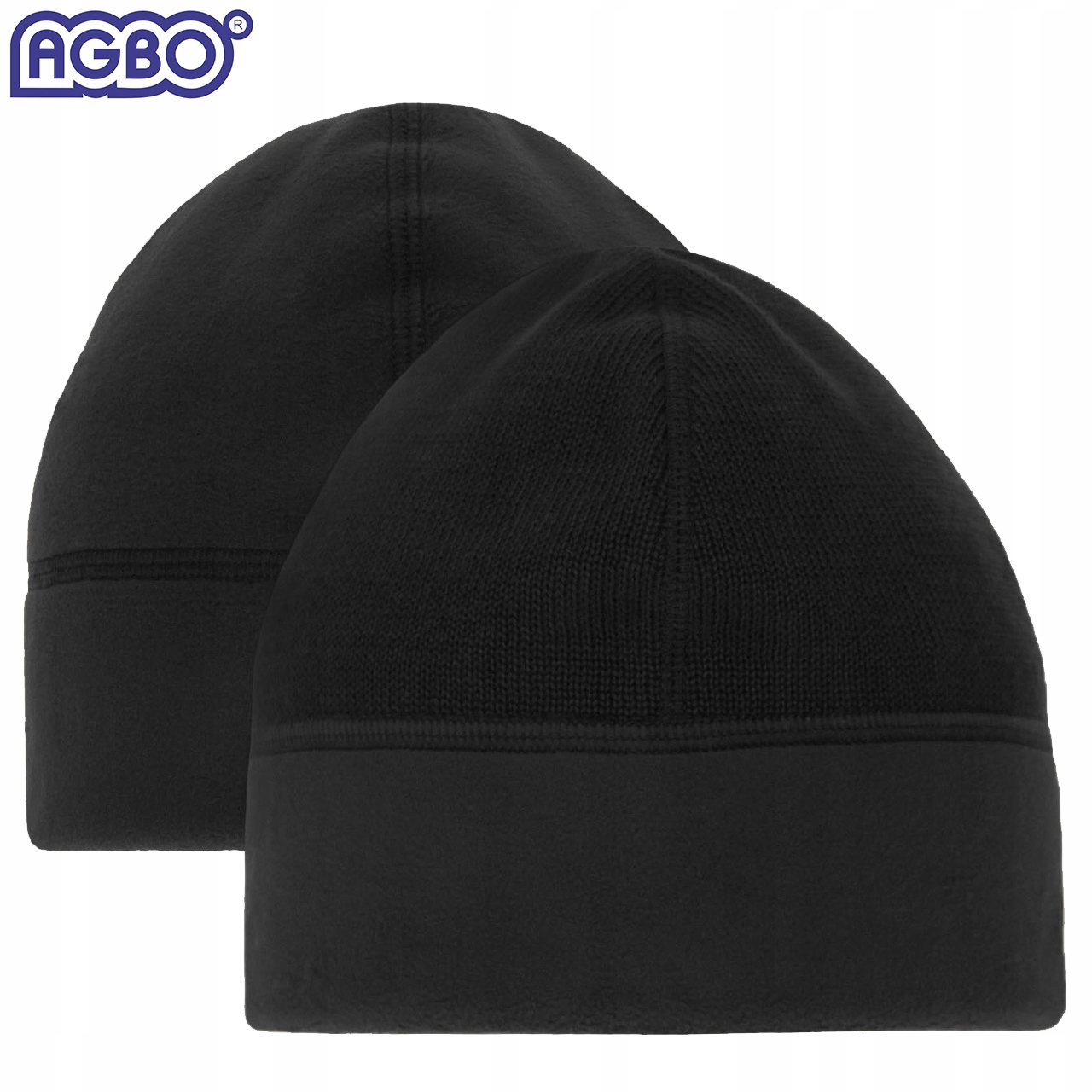 CZAPKA ZIMOWA WOJSKOWA WP WZ.420Z-MON Wełna MERINO Dwustronna Czarna 62-63 Płeć produkt uniseks