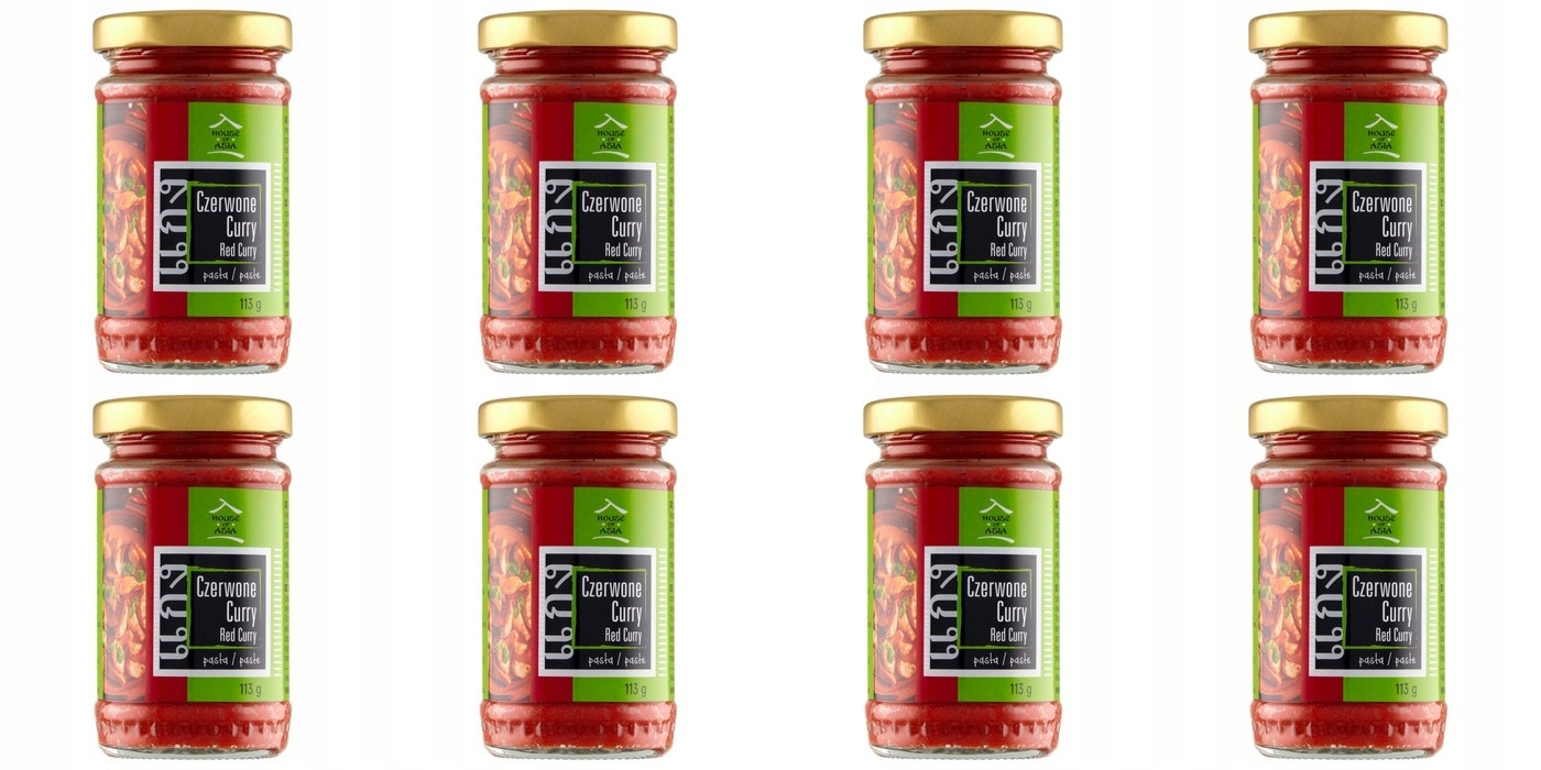8x 113g House Of Asia pasta curry czerwona