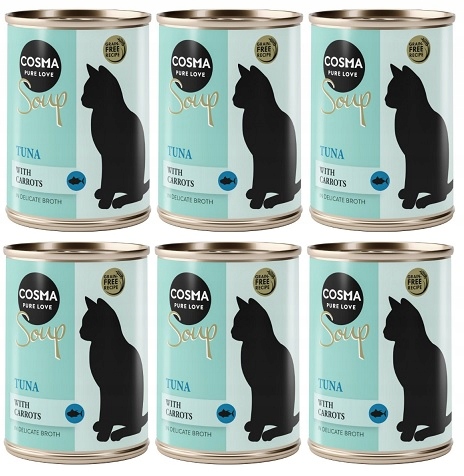 Megabalíček Cosma Soup, tuňák s mrkví 24 x 100 g