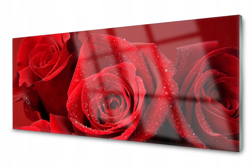 

Panel szklany do kuchni Róże Kwiaty 125x50