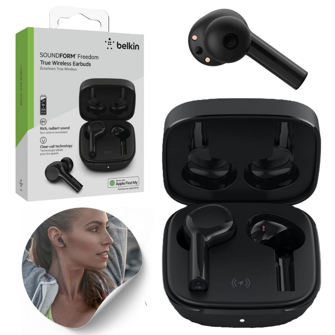 Bezdrátová sluchátka s mikrofonem Belkin SoundForm Freedom