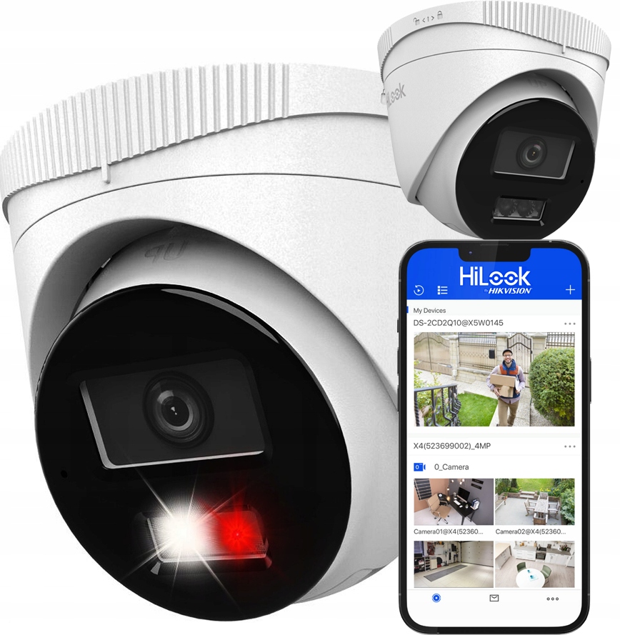 Ip kamera Hilook od spoločnosti Hikvision 8MPx 4K Externý mikrofón PoE Hybrid Light