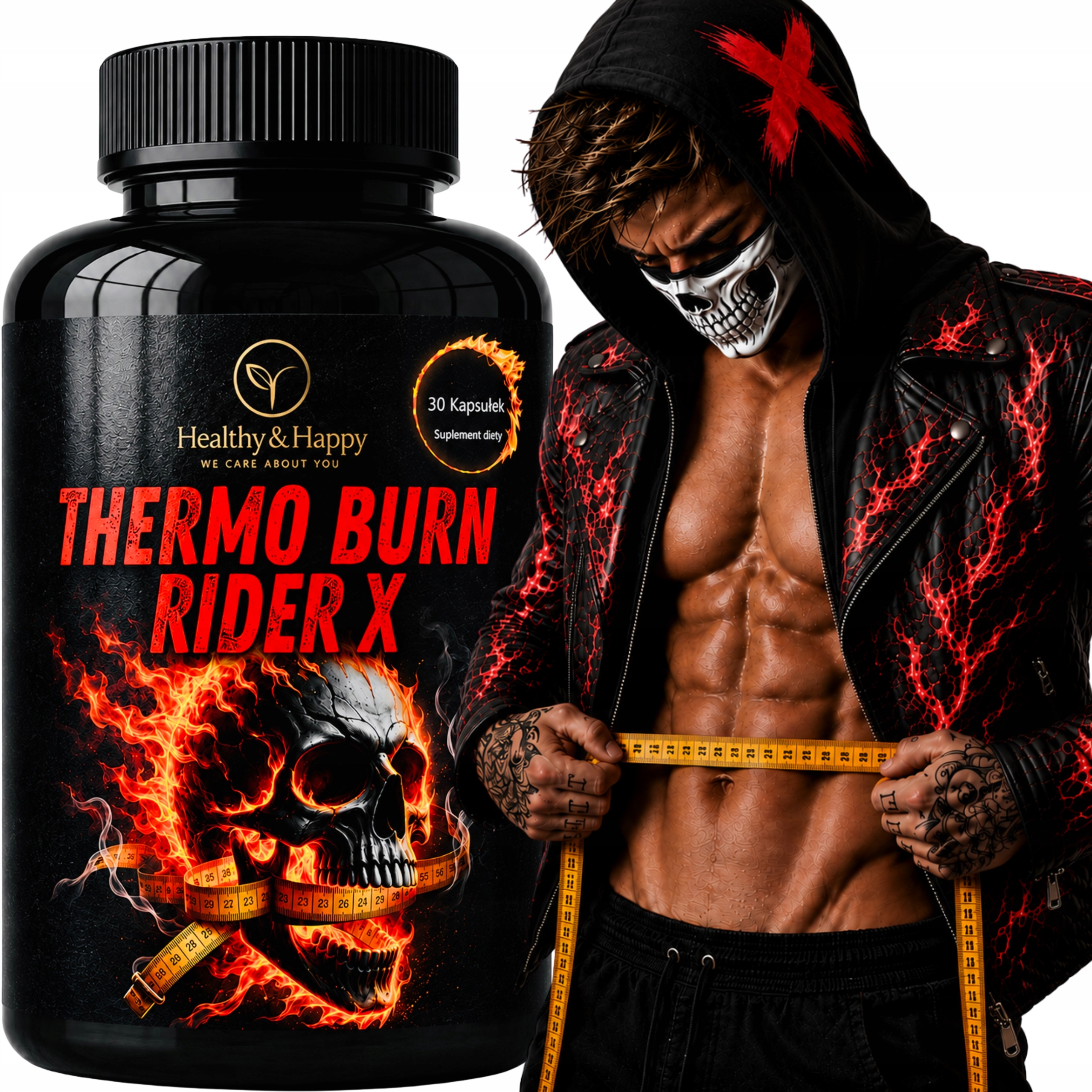 Thermo Burn Rider X Spalovač Tuků Metabolismus Blokátor Chuti K Jídlu Přebytečná Voda