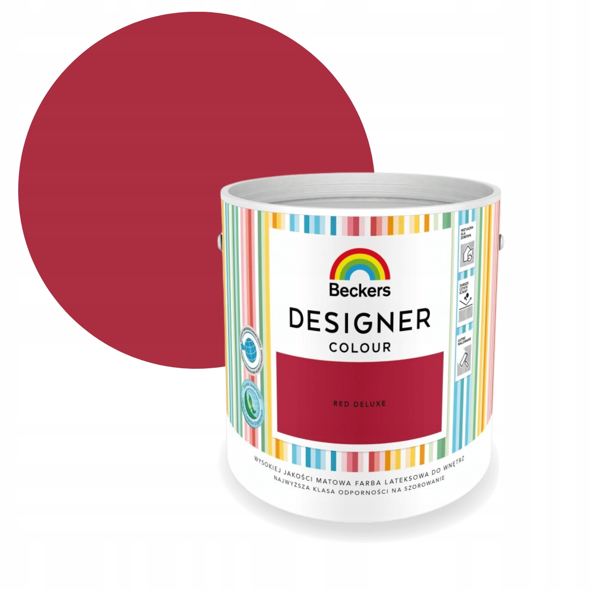 Beckers Designová barva 2,5L červená Deluxe