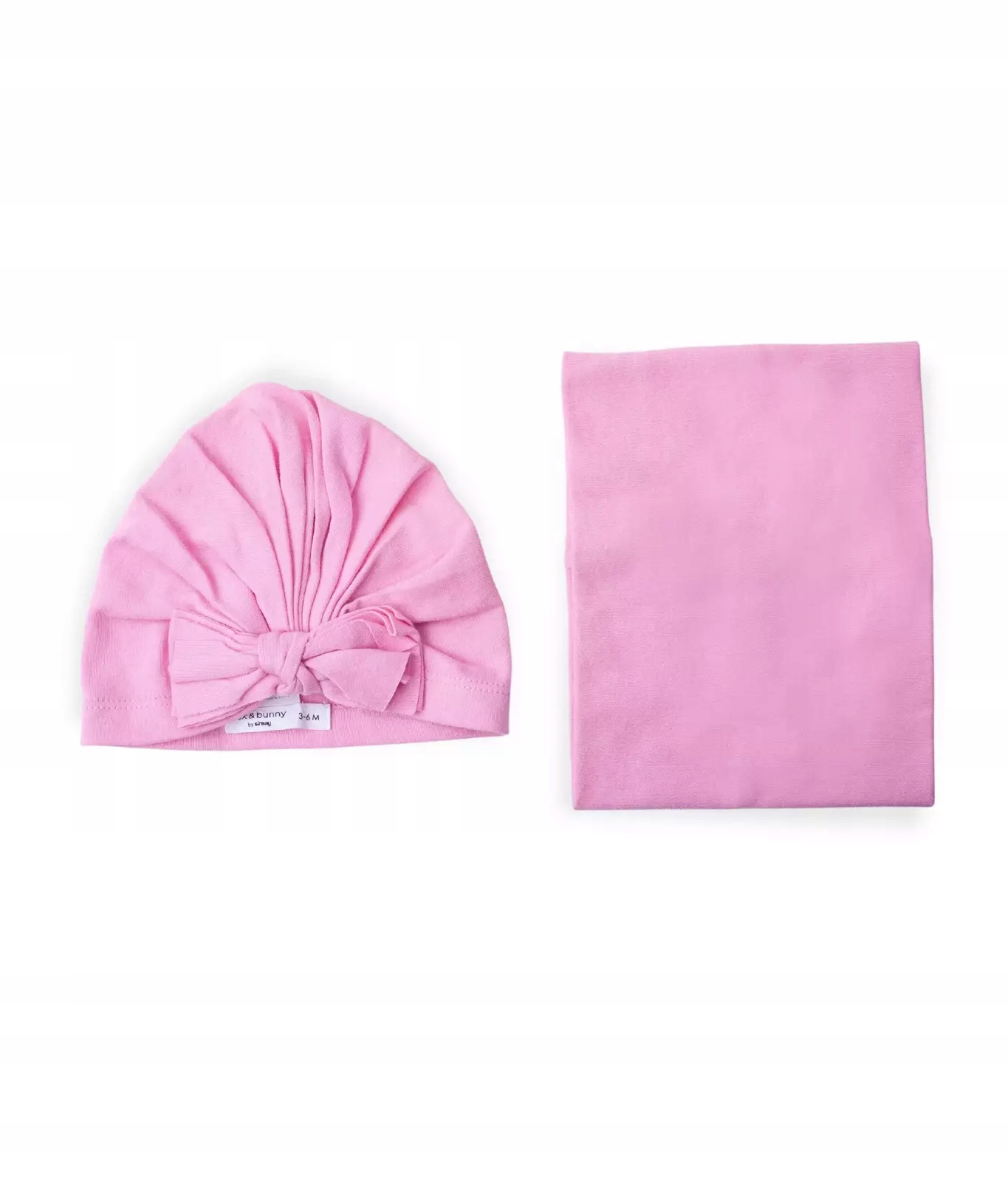 

Różowy turban i komin Dziewczynka 74/80 Sinsay