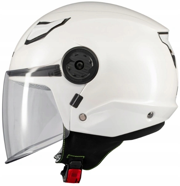Detská motocyklová prilba otvorená Mt Lite Pure White Gloss biela Darčeky
