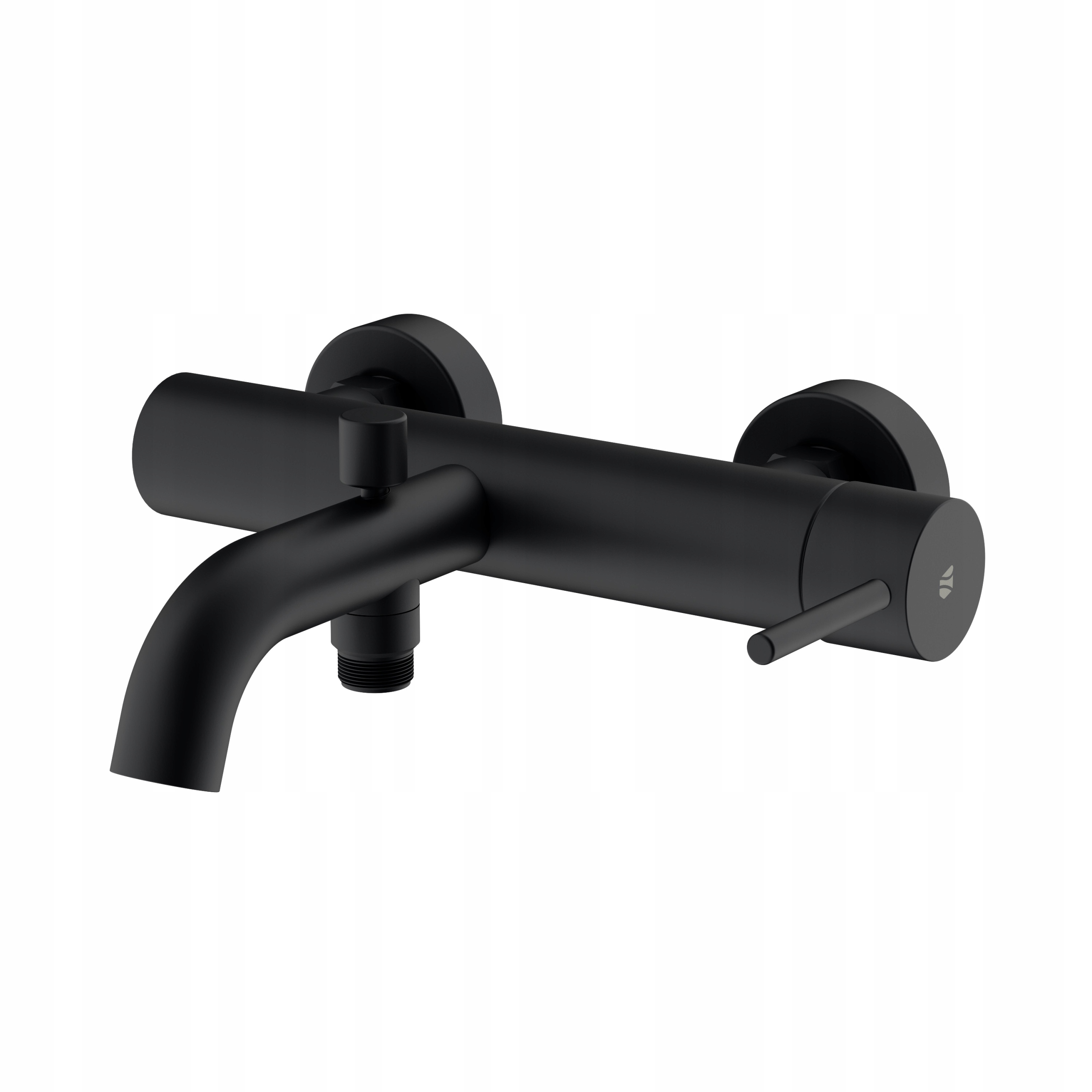 Bateria wannowa bateria natynkowa Vireo czarna CloudFlow stal nierdzewna