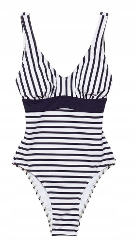 Esprit Jednodílné Pruhované Plavky S Regulací 42 Nmb