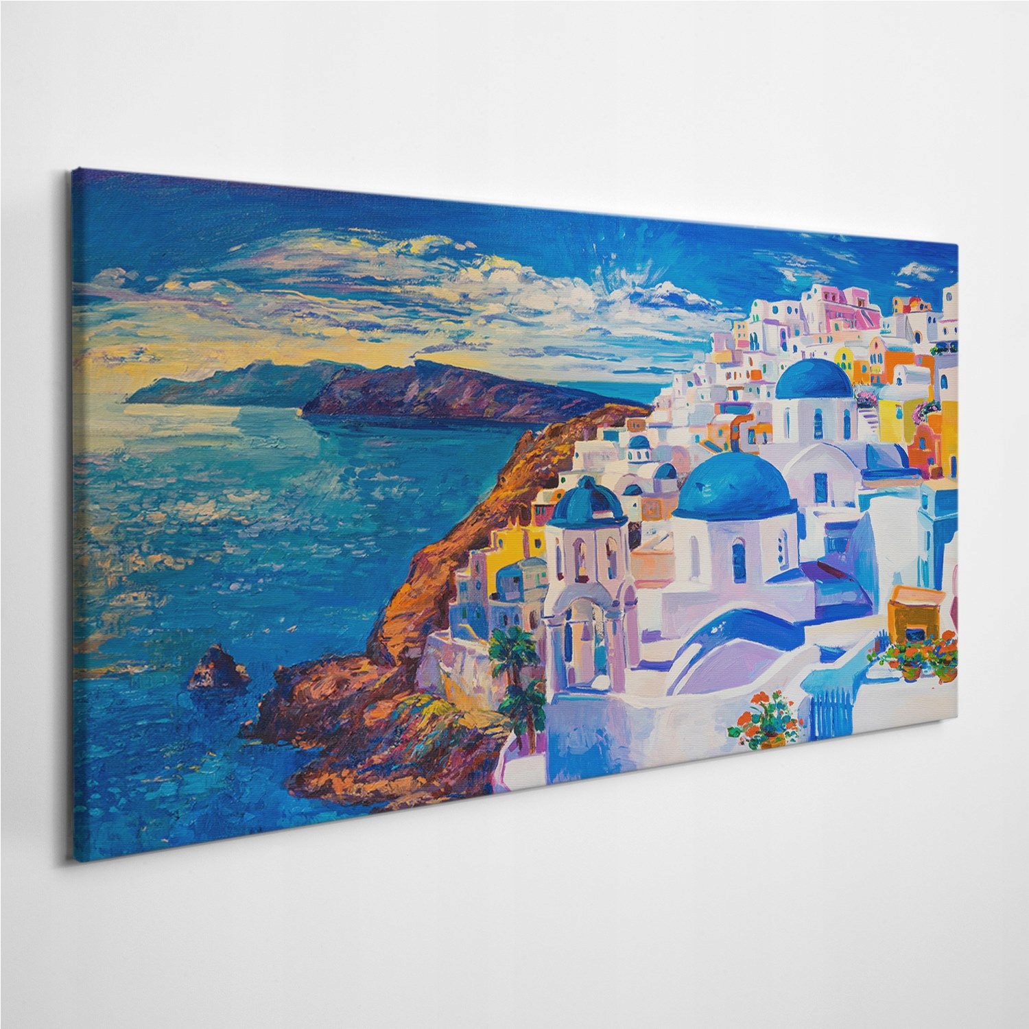 

Obrazy na płótnie Santorini Miasto Grecja 120x60