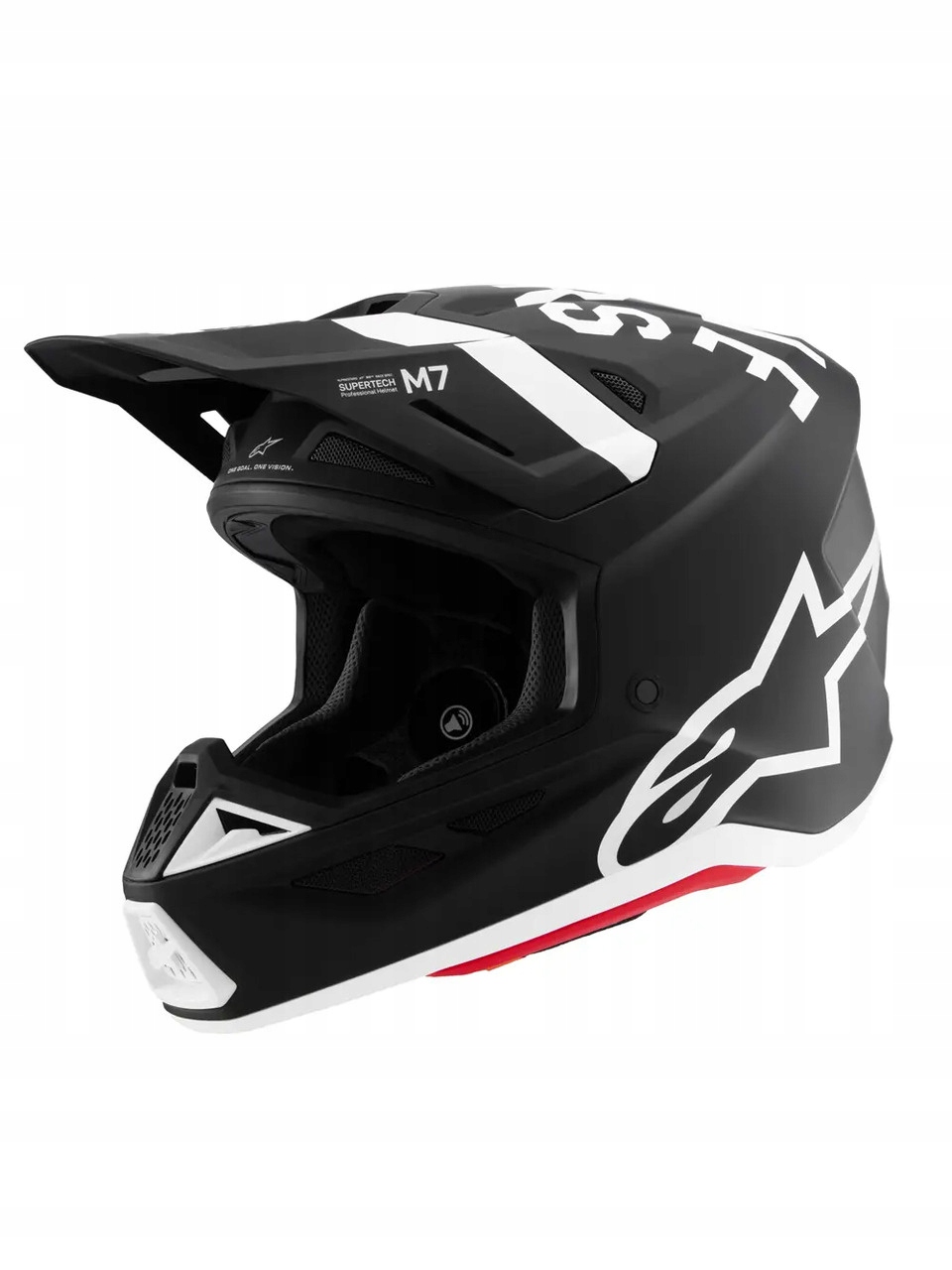 Prilba Alpinestars S-M7 Dasher čierna/biela XL