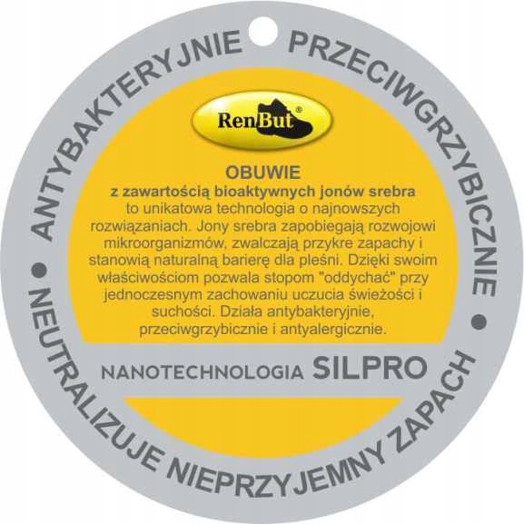 RENBUT SANDAŁY 13-112-NP KAPCIE WKŁ.PROFILOWANA 19 Bohater brak