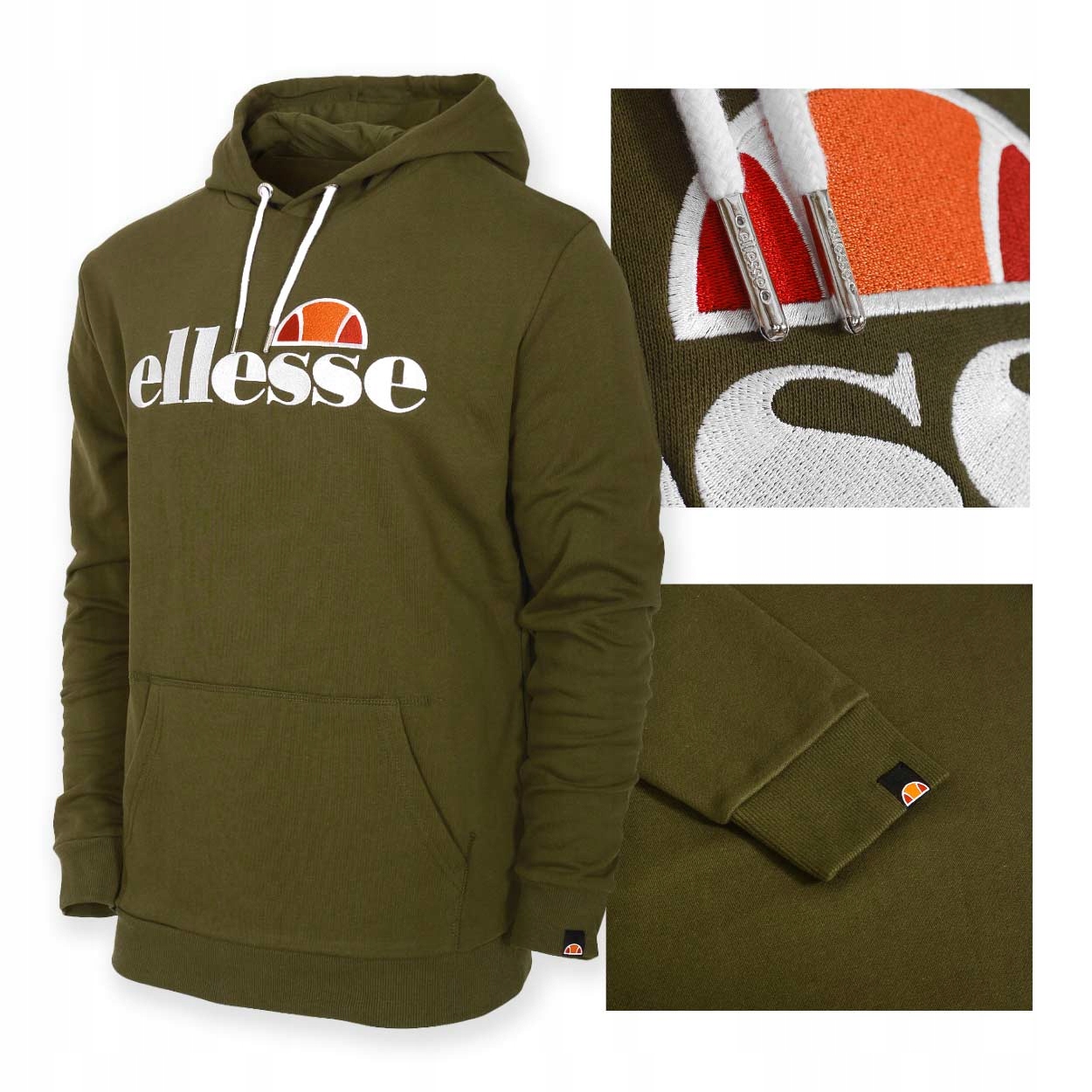 

Ellesse Bluza Hoodie Męska Ferrer Khaki XL