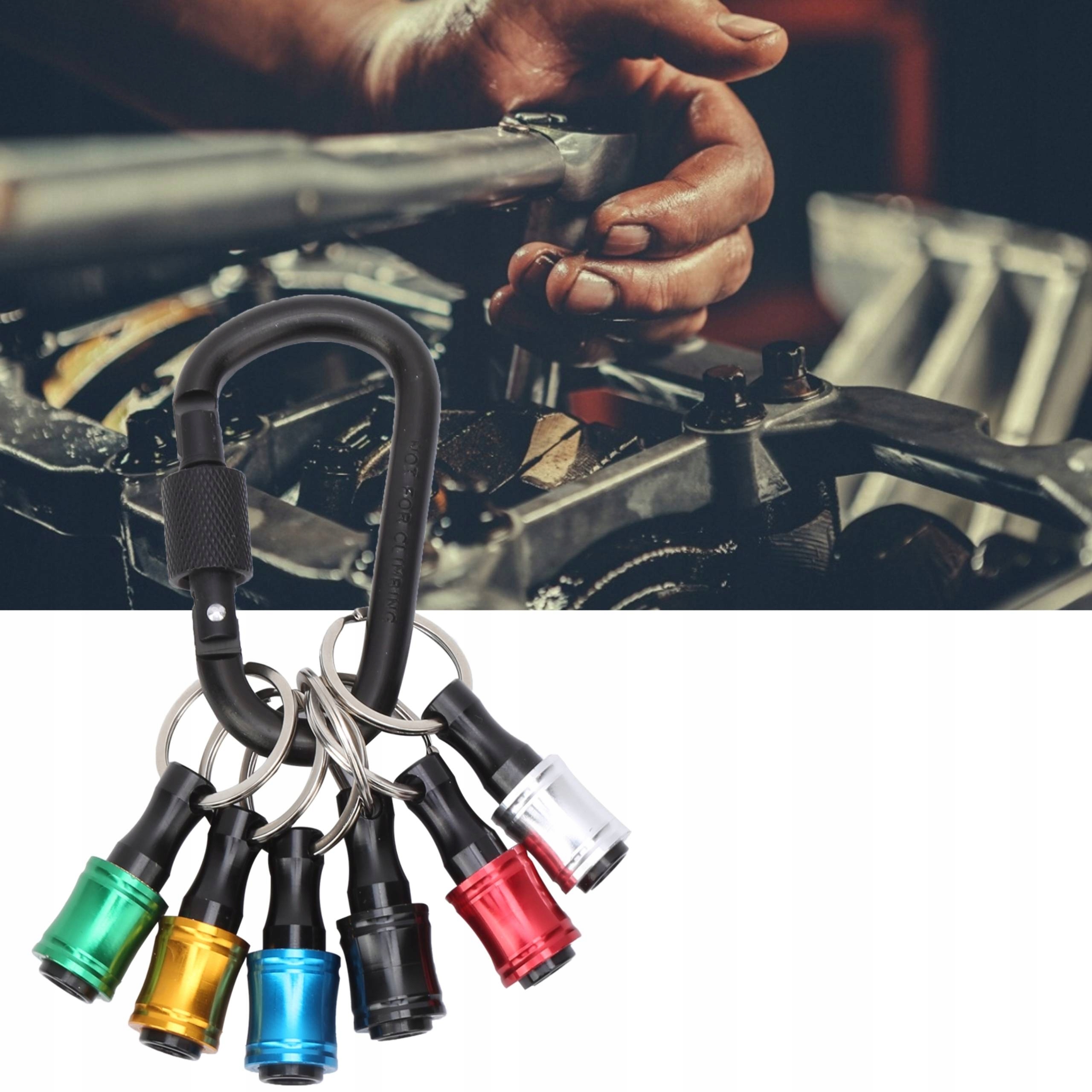 6X PRZEDŁUŻACZ UCHWYTU NA BRELOK Stan opakowania oryginalne