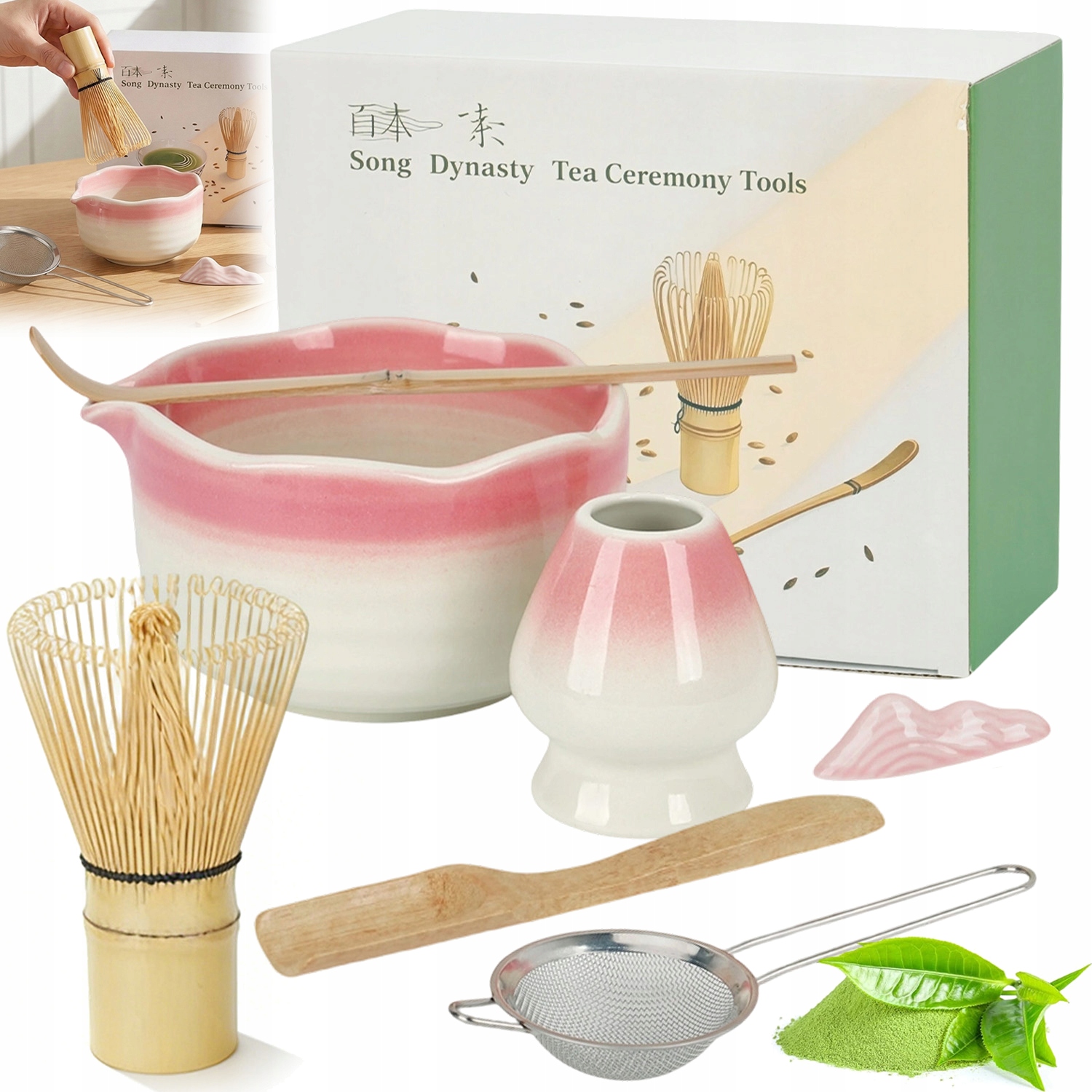 Levně Matcha Sada Na Čaj Milovníci Matchy Tradiční Příprava Matchy 7V1