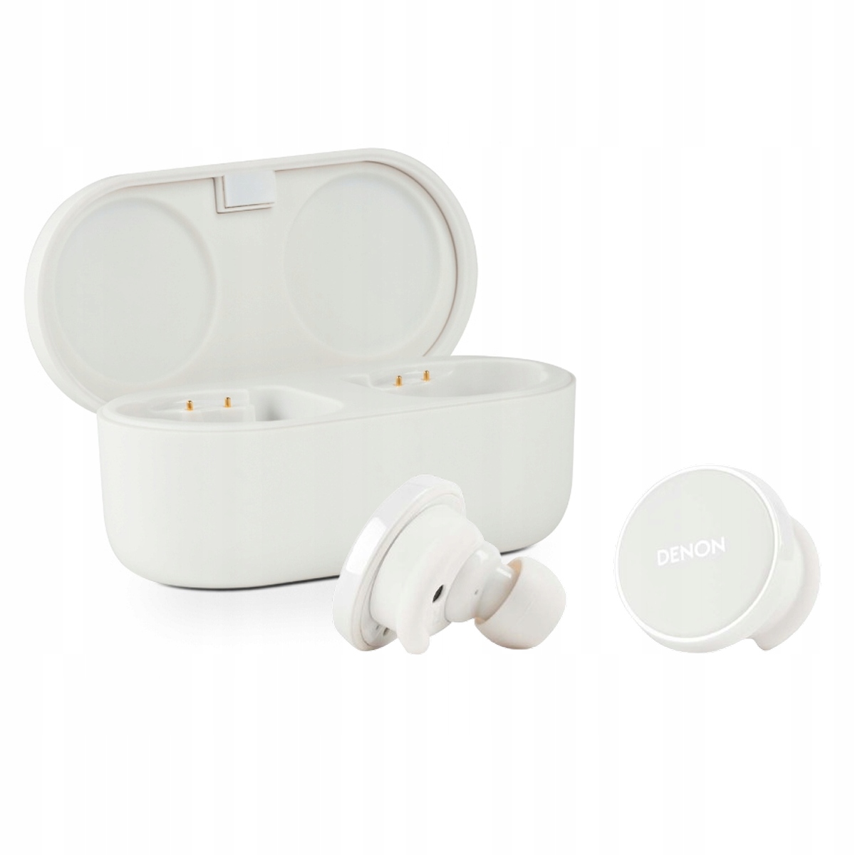 Denon PerL Pro Bezprzewodowe Białe słuchawki douszne Bluetooth Anc