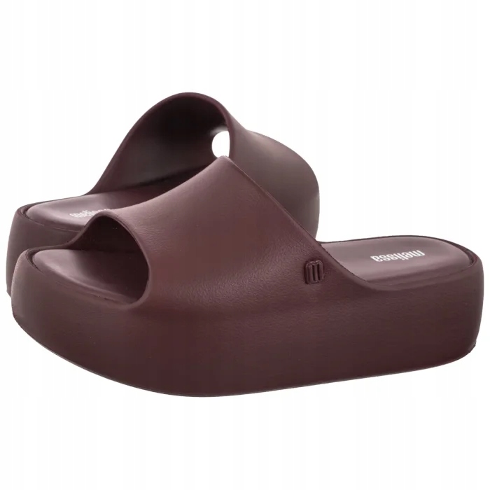 Boty Nazouváky na platformě Melissa Free Platform Slide Ad 35859 Bordové