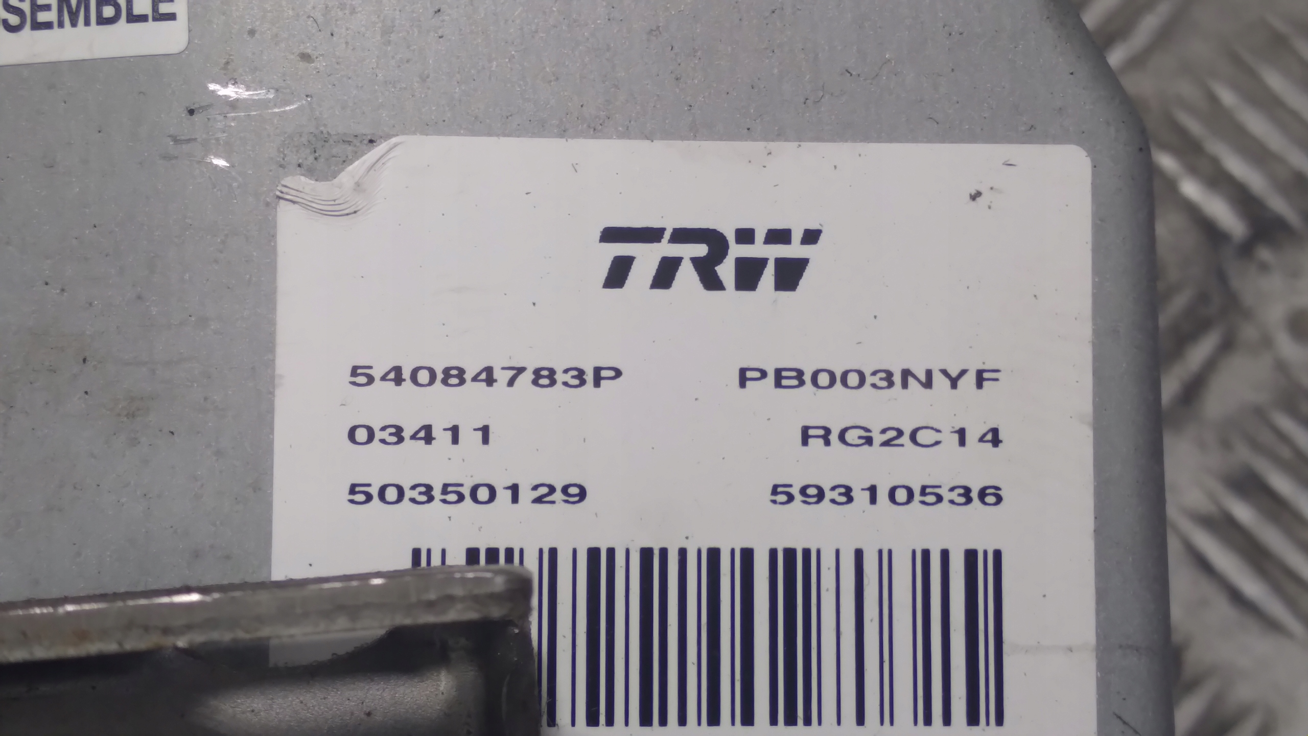 control electrics RENAULT CLIO 3 50320122 54084783P
