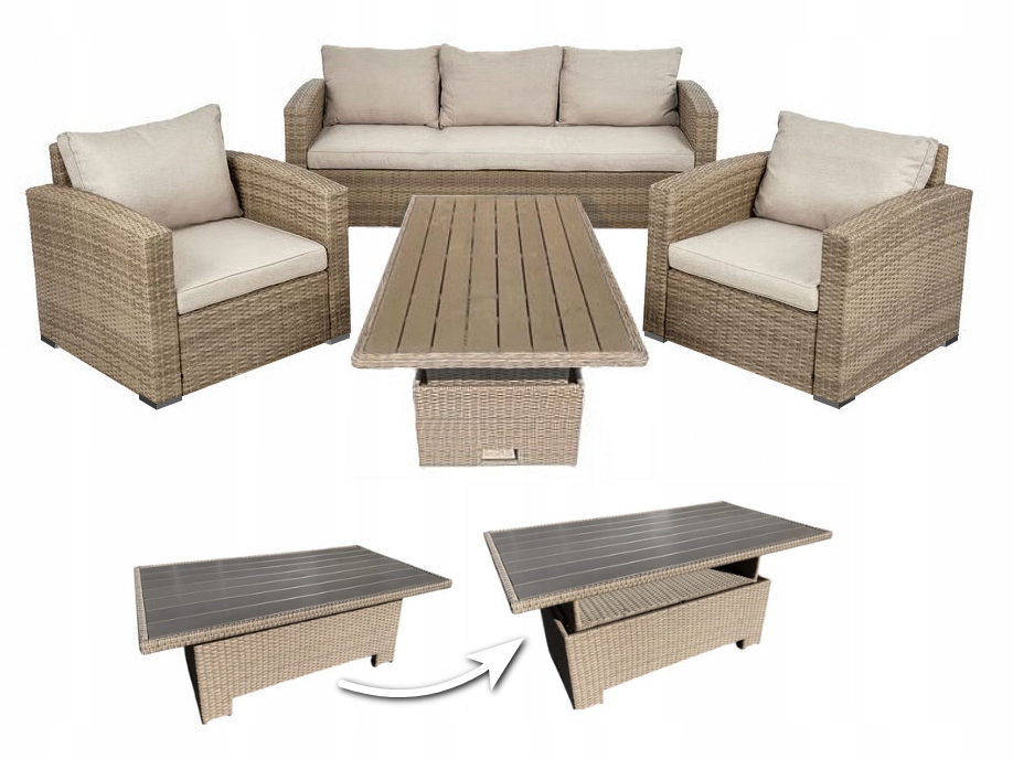 Záhradný odpočinkový set Vemb Jysk 5os