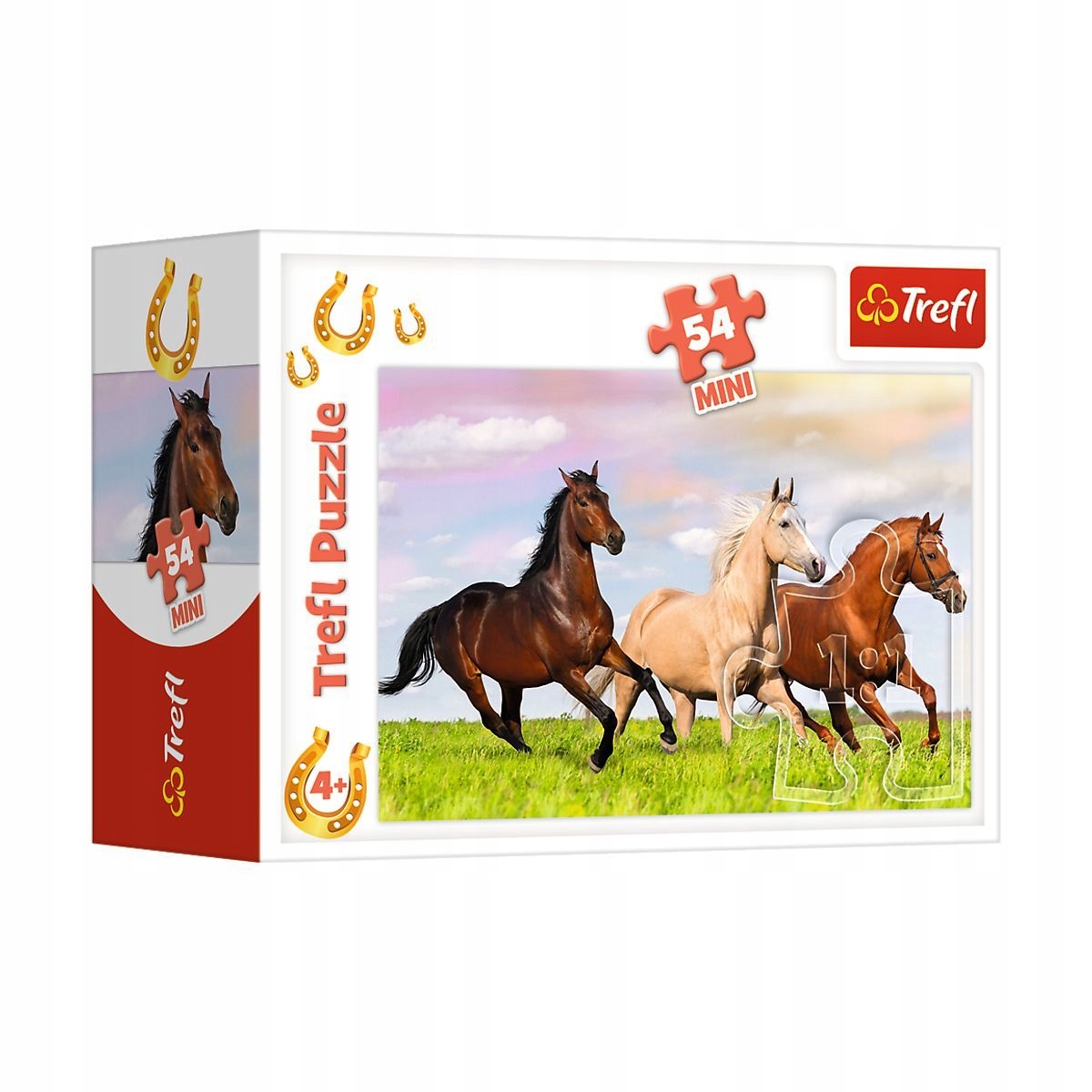 

Puzzle Mini 54 El Świat koni Trefl 19727