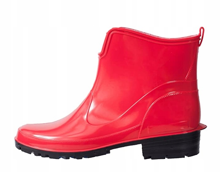 KALOSZE SZTYBLETY KRÓTKIE MELISKI CZERWONE ELKE 40 Kod producenta Gumowce Damskie Krótkie Niskie