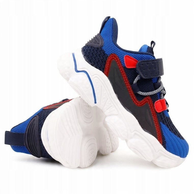 

Buty sportowe dziecięce niebieskie na rzepy lekkie