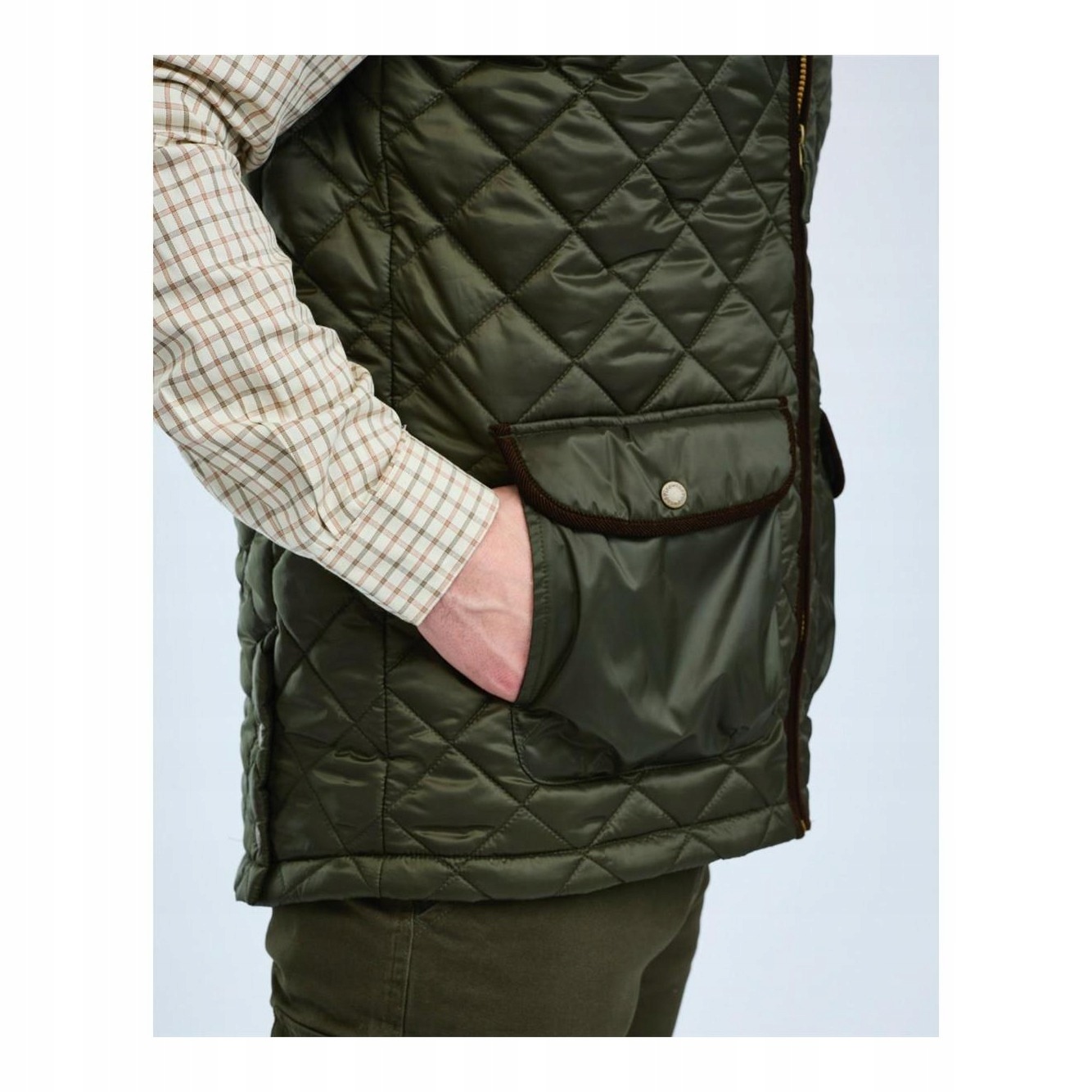 Lovecká vesta Pinewood Nydala Classic Vest M moss zelená