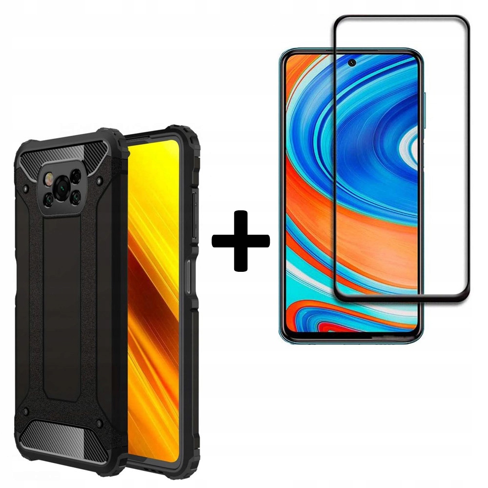 

Etui Xarmor+ szkło Full Glue do Xiaomi Poco X3 Nfc