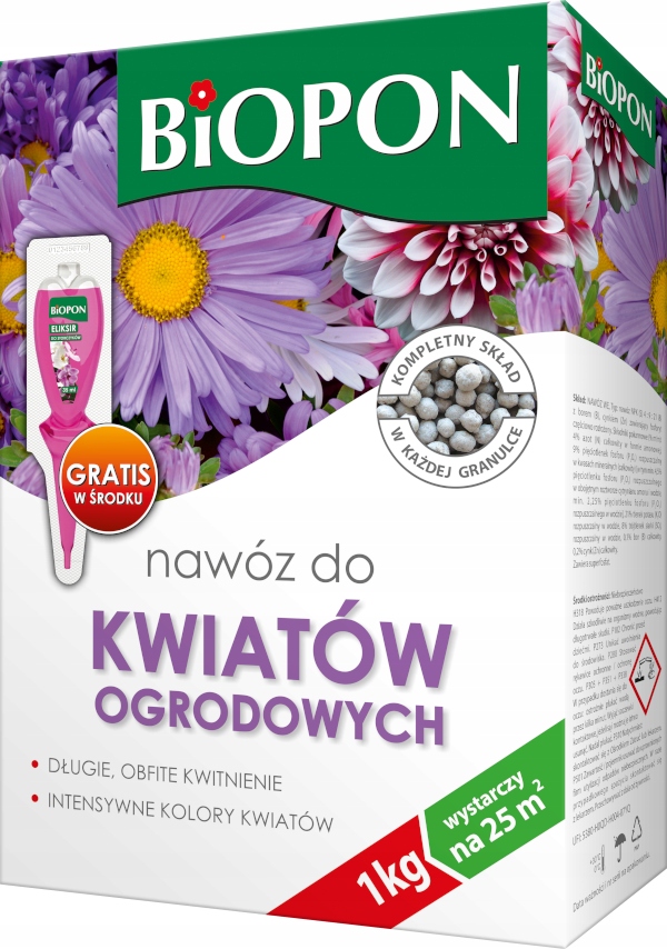 

Biopon Nawóz Kwiaty Ogrodowe 1kg