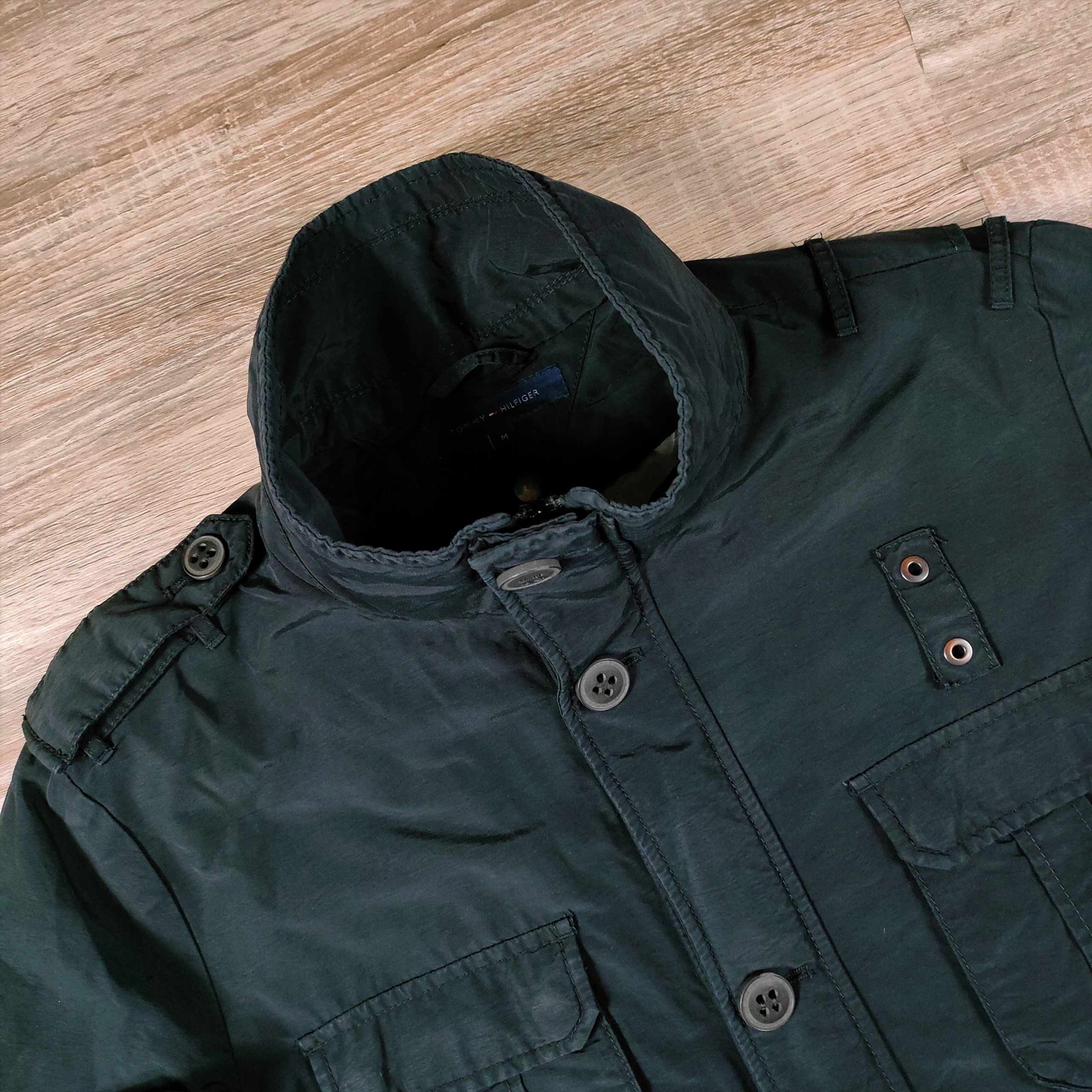 TOMMY HILFIGER Kurtka M-65 z Podpinką Męska r.M Rozmiar M