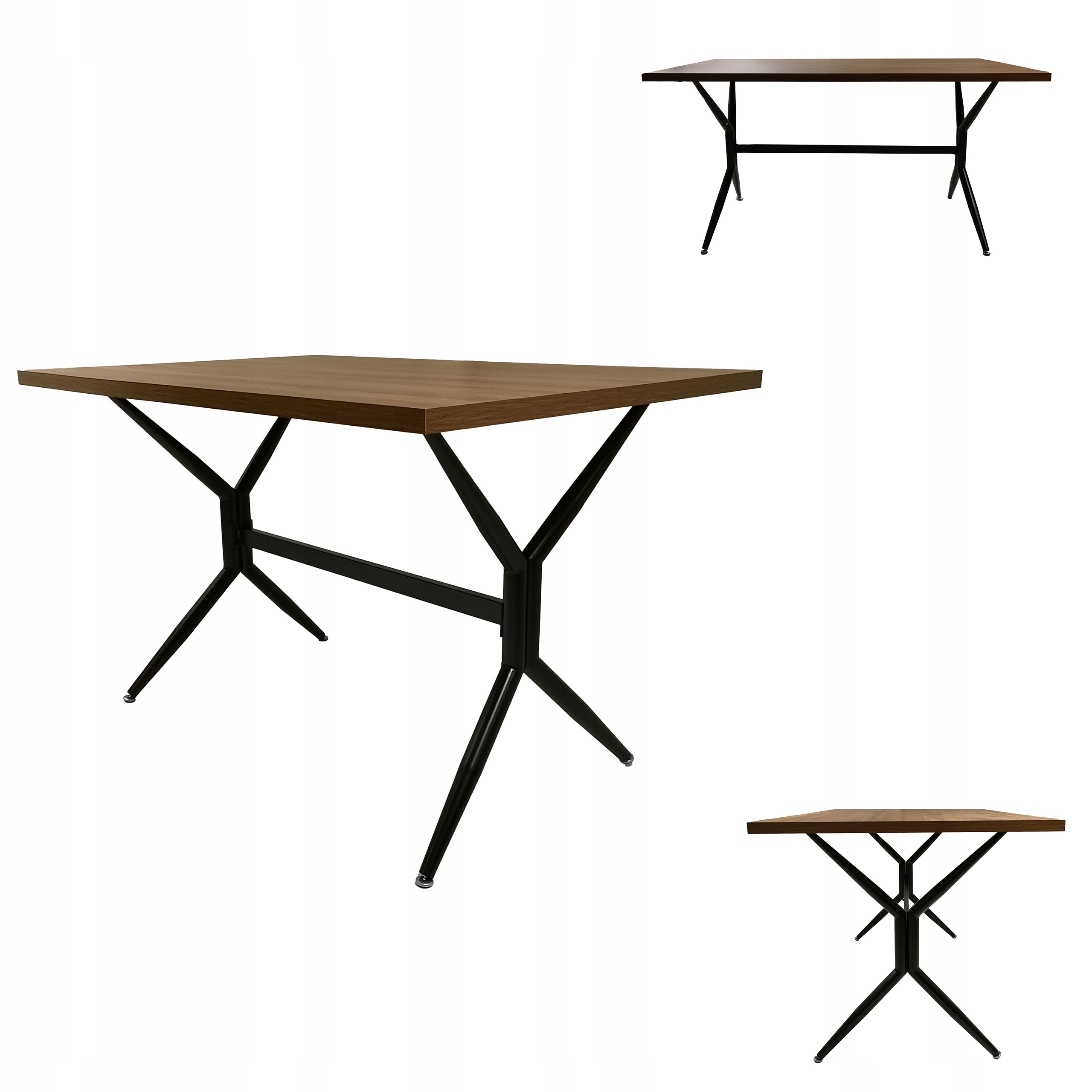 STÓŁ KUCHENNY STOLIK DO KUCHNI SALONU JADALNI ELIO 140x80x75 CM DĄB WERSAL