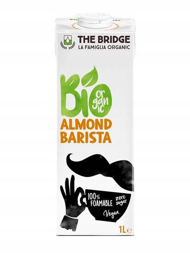 Levně 4x Mandlový Nápoj Barista Bez Přidaných Cukrů Bezlepkový 1 L The Bridge