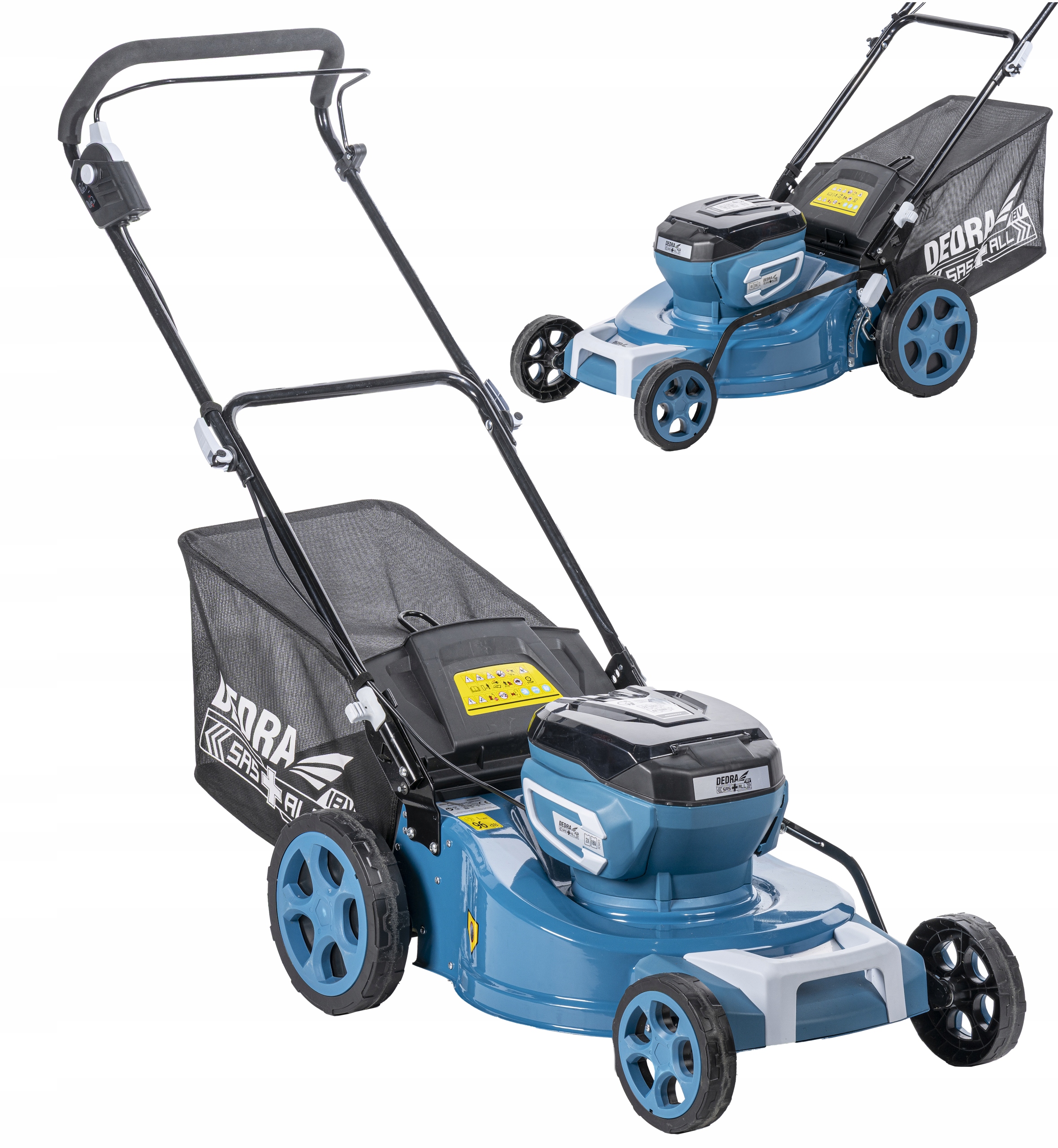 Kosiarka akumulatorowa Dedra 46 cm Do trawy Sas+all 2x18V bezszczotkowa