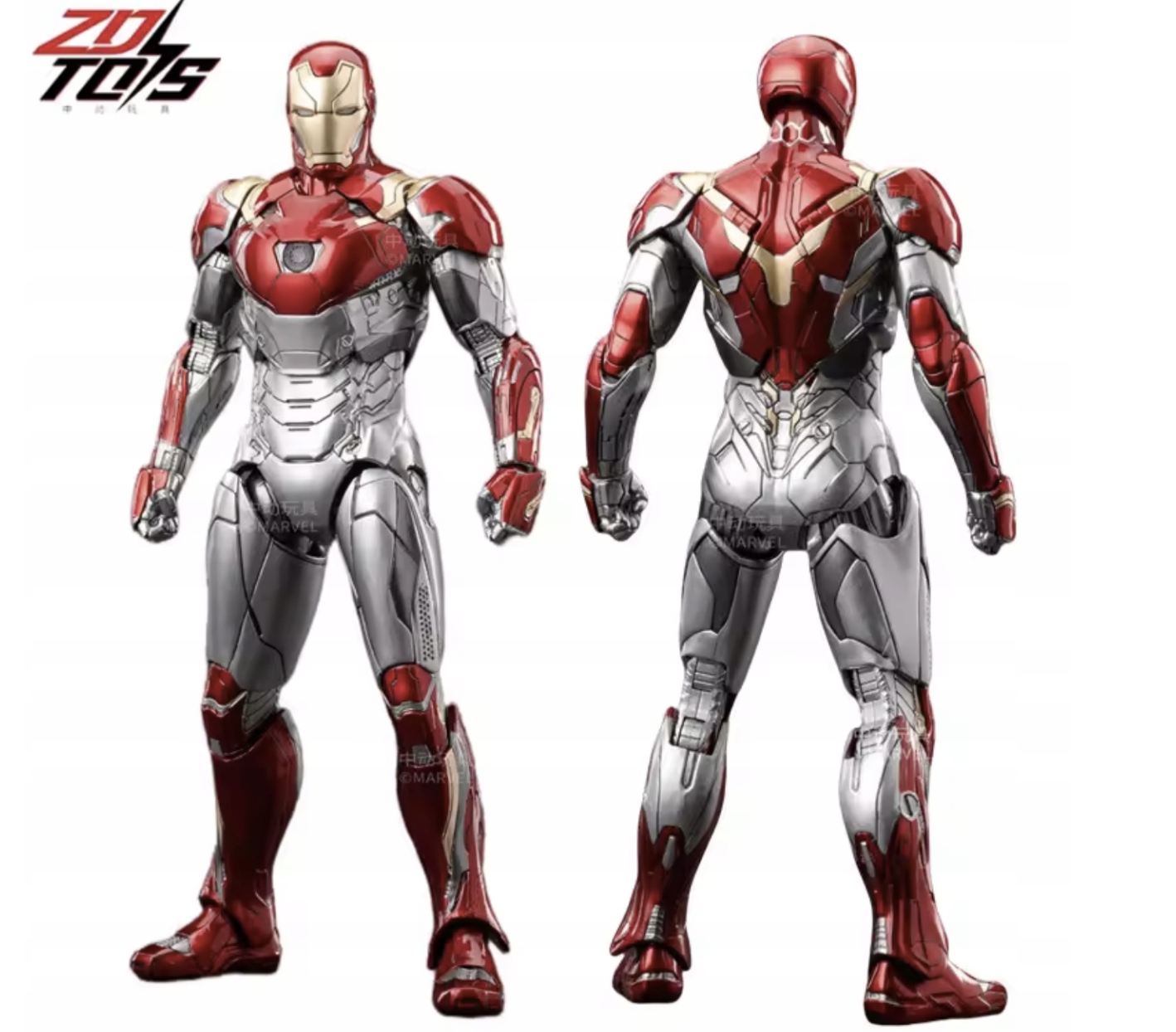 Pohyblivá figurka Iron Man Mk47 XLVII 18 cm Marvel Zd Toys Originál