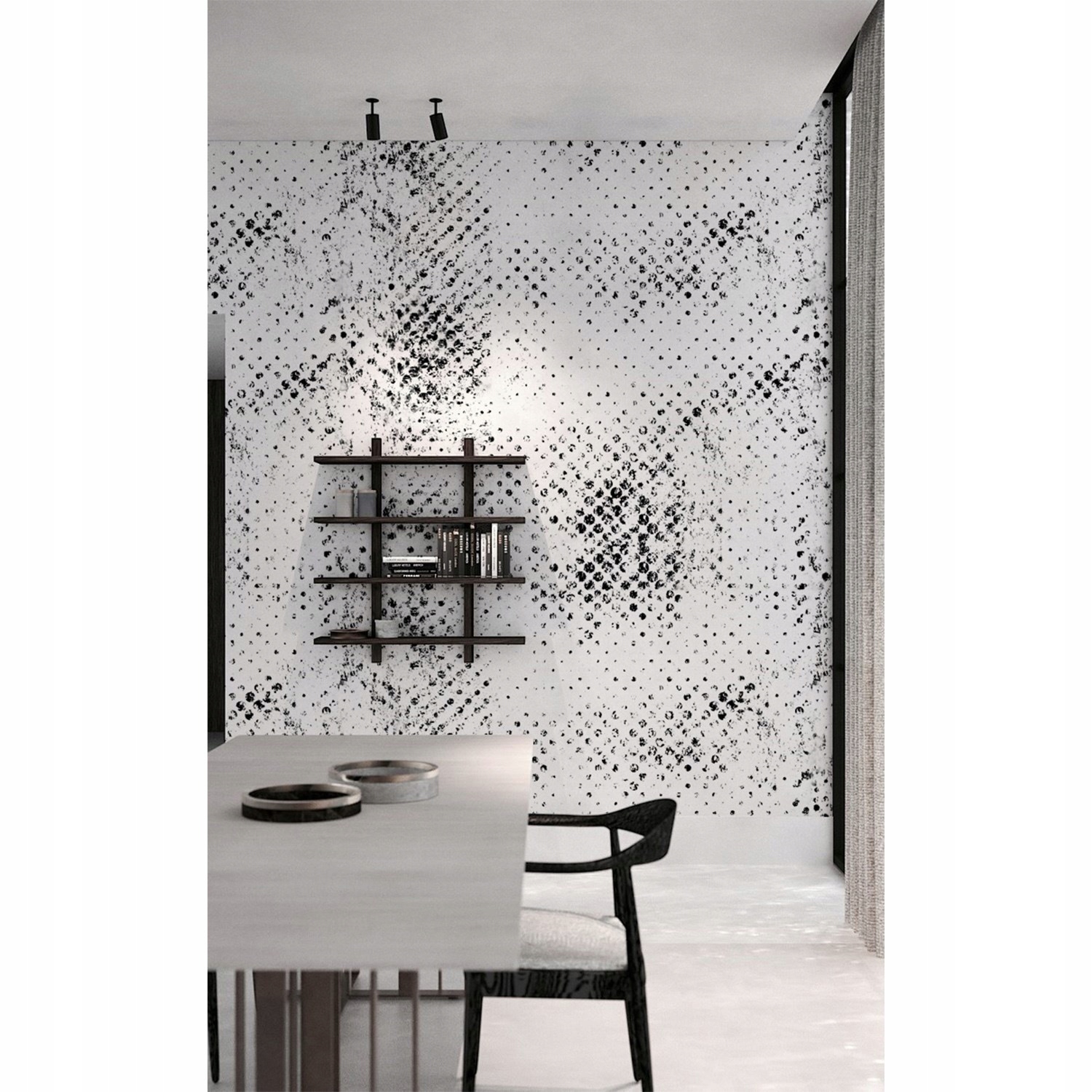 

Tapeta flizelinowa Kropelkowy wzór retro 416x254