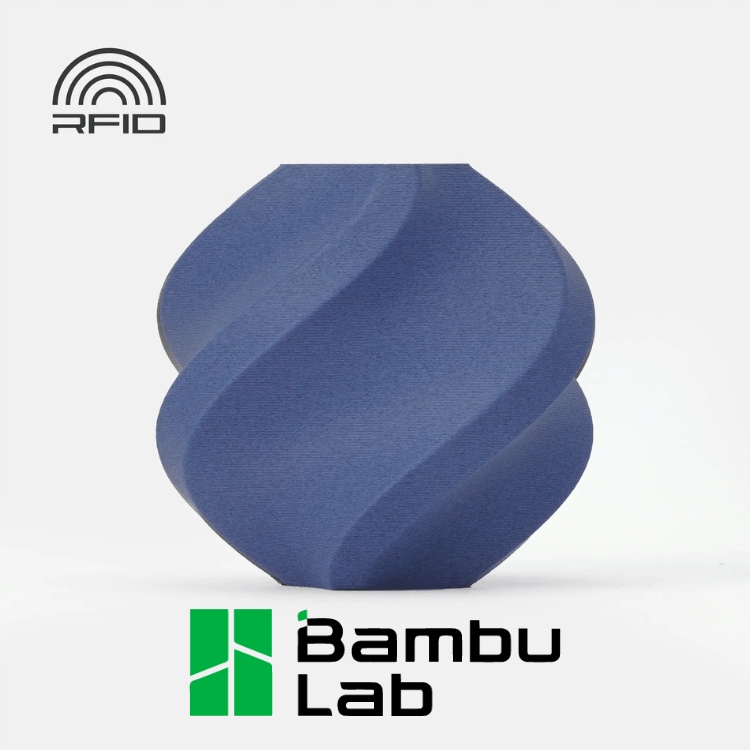 Filament Bambu Lab Pla-cf 1,75 mm 1 kg opakovaně použitelná cívka Jeans Blue